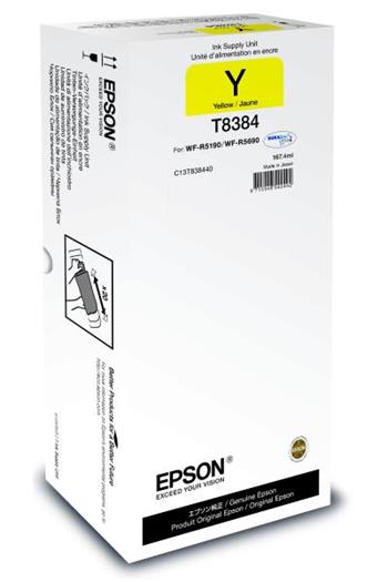 Inkoust Epson T8384 (C13T838440) - originální | žlutý
