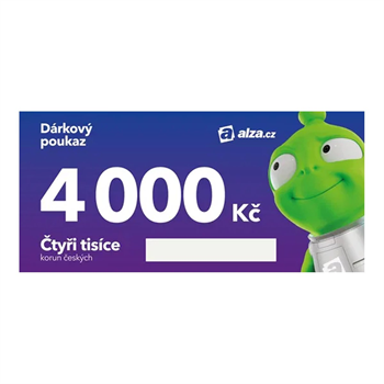 ALZA dárkový poukaz v hodnotě 4.000 Kč