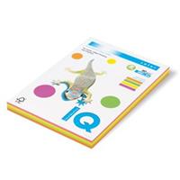 Barevné papíry IQ Color RB, A4/80g, mix barev (NEOOR,NEOGN,NEOGB,NEOPI), balení 200 lst.