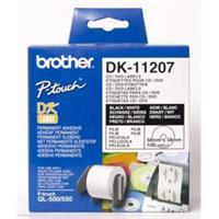 Brother etikety na CD 58 mm, bílá, filmová role, 100 ks, DK11207
