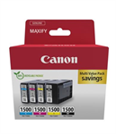 Canon cartridge INK PGI-1500 BK/C/M/Y MULTI / 1 x 12,4ml + 3 x 4,5ml
