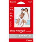 Canon Glossy Photo Paper, foto papír, lesklý, GP-501 typ bílý, 10x15cm, 4x6", 200 g/m2, 50 ks, 0775B081, inkoustový