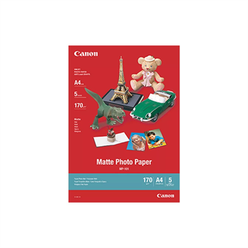 Canon MP-101, A4 fotopapír matný, 5 ks, 170 g / m