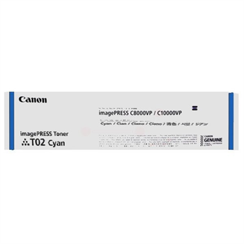 Canon originální toner T02, cyan, 43000str., 8530B001