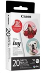 Canon ZINK PAPER ZP-2030-2C 20 SHEETS