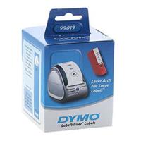 Dymo papírové štítky 190mm x 59mm, bílé, na široké pořadače, 110 ks, 99019, S0722480