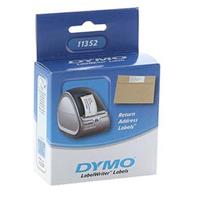 Dymo papírové štítky 54mm x 25mm, bílé, pro zpáteční adresu, 500 ks, 11352, S0722520