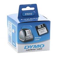 Dymo papírové štítky 70mm x 54mm, bílé, na diskety, 320 ks, 99015, S0722440