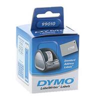 Dymo papírové štítky 89mm x 28mm, bílé, adresní, baleno po 2 ks, 99010, S0722370