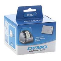 Dymo papírové štítky 89mm x 36mm, průhledné, velké, 260 ks, 99013, S0722410