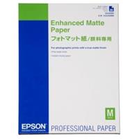 Epson Enhanced Matte Paper, bílý, 50, ks C13S042095, pro inkoustové tiskárny, A2, A2, 192 g/m2, 171-200 g/m2