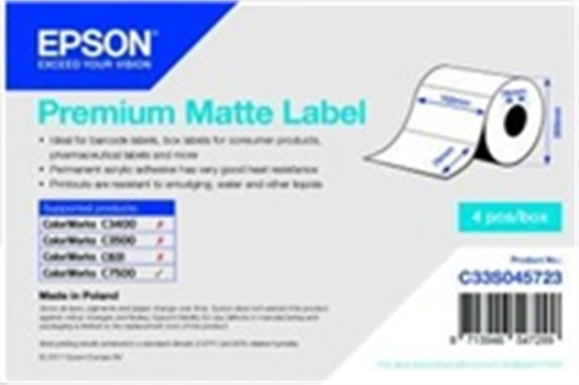 Epson label roll, normal paper, 102x76mm