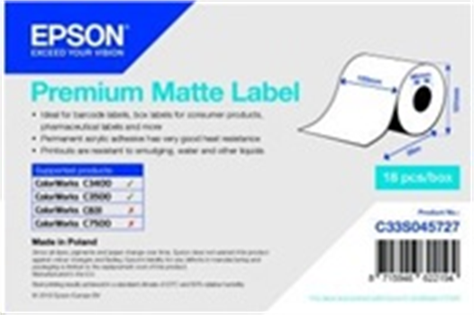 Epson label roll, normal paper