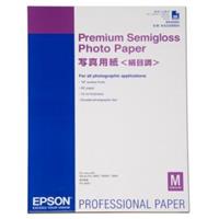 Epson Premium Semigloss Photo Paper, foto papír, pololesklý, bílý, 420x594mm (A2), 251 g/m2, 25 ks