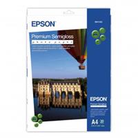 Epson Premium Semigloss Photo Paper, foto papír, pololesklý, bílý, A4, 210x297mm (A4), 251 g/m2, 20 ks