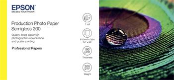 EPSON Production Photo Paper Semigloss 200 24"x30m