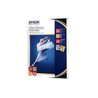 Epson Ultra Glossy Photo Paper, foto papír, lesklý, bílý, 13x18cm, 5x7", 300 g/m2, 50 listů