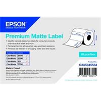Etikety Epson C33S045534, matné, role, 76mm x 51mm, 650 etiket