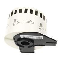 Etikety / štítky pro tiskárny BROTHER QL - typ DK-22223 - kompatibilní - 50 mm x 30,48 m, bílá ( papírová samolepící role)