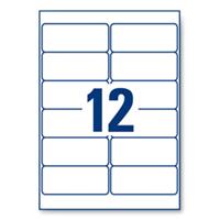 Etikety Zweckform - 99,1 x 42,3 mm, 20 archů | lepící, nepermanentní