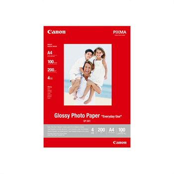 Fotopapír Canon Glossy GP-501, A6, 170 g, balení 100 listů, lesklý