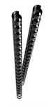 Genie Plastové kroužky pro vazbu A4 8 mm černé 25 ks