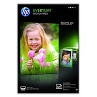HP Everyday Photo Paper, Glossy, foto papír, lesklý, bílý, 10x15cm, 4x6", 100x150mm, 200 g/m2, 100 ks, CR757A