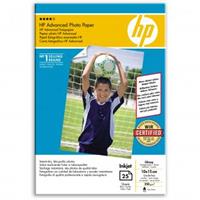 HP Photo Paper Glossy Advanced, 25 ks, 100 x 150 mm, 250 g/m2, Q8691A