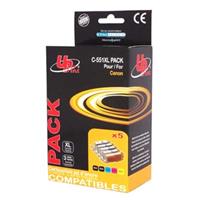 Inkoust Canon CLI-551XL - kompatibilní (UPrint) | multipack