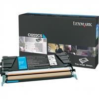 Toner Lexmark C5222CS - originální | azurový