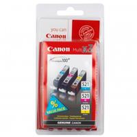 Inkoust Canon CLI 521 (2934B010) - originální | multipack, blistr