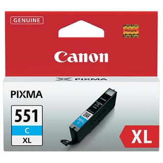 Inkoust Canon CLI 551C XL (6444B001) - originální | azurový