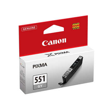 Inkoust Canon CLI 551GY (6512B001) - originální, šedý