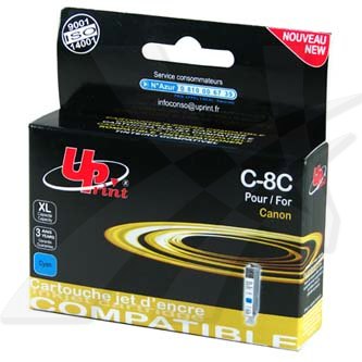 Inkoust Canon CLI-8C - kompatibilní | azurový