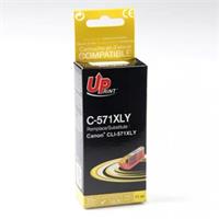 Inkoust Canon CLI571Y XL - kompatibilní (UPrint) | žlutý