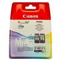 Inkoust Canon PG 510 + CL 511 (2970B010) - originální | multipack, blistr