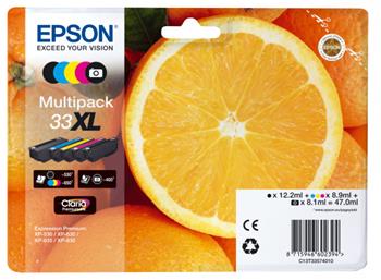 Inkoust Epson 33XL (C13T33574011) - originální | multipack