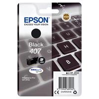 Inkoust Epson 407 BK (C13T07U140) - originální | černý