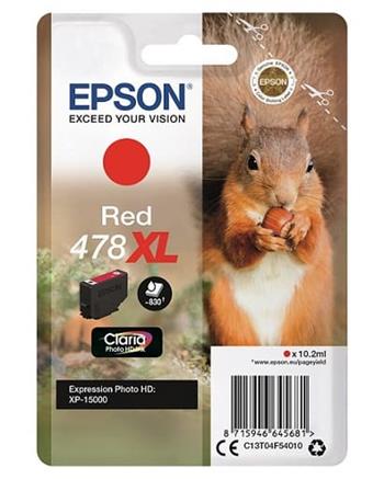 Inkoust Epson 478XL (C13T04F54010) - originální | červený