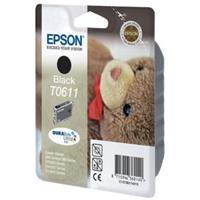 Inkoust Epson T0611 (C13T06114020) - originální | černý, blistr