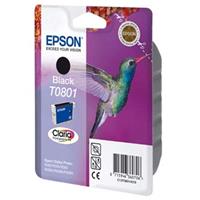 Inkoust Epson T0801 (C13T08014021) - originální | černý, blistr