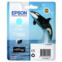 Inkoust Epson T7605 (C13T76054010) - originální | světle azurový