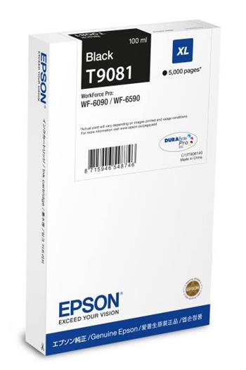Inkoust Epson T9081 (C13T908140) - originální | černý