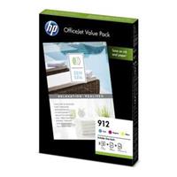 Inkoust HP 912 (6JR41AE) - originální | Value Pack - CMY + papíry