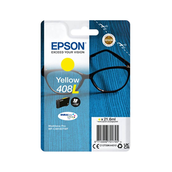 Inkoustová cartridge Epson 408L DURABrite Ultra - originální, žlutá