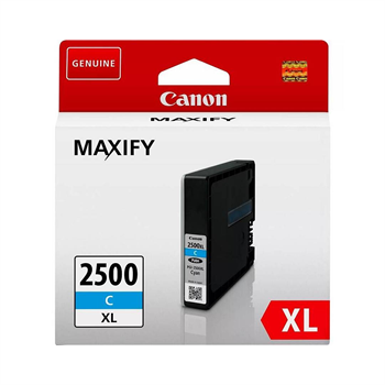 Inkoustová kazeta Canon PGI 2500XL C (9265B001) - originální, azurová