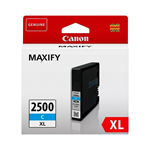 Inkoustová kazeta Canon PGI 2500XL C (9265B001) - originální, azurová
