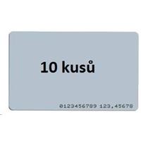 ISO karta 10-pack , RFID 125kHz EM4200, RO, vytisknuté číslo tagu na kartě
