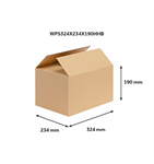 Klopová krabice A4, vnitřní rozměr 324x234x190