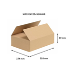 Klopová krabice A4, vnitřní rozměr 324x234x90